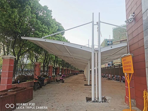 中国铁建重工集团股份有限公司长沙第二产业园区膜结构车棚